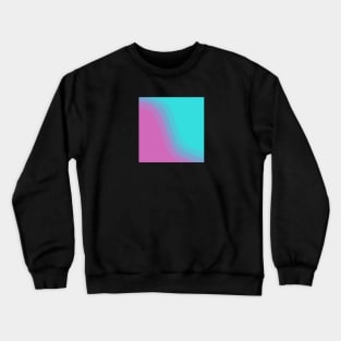 Purple Teal Ombre Color Blend Crewneck Sweatshirt